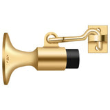 Deltana SAHW325CR003 SAHW325 3-5/8" Wall Mount Door Stop with Hook Latch Lifetime Polished Brass