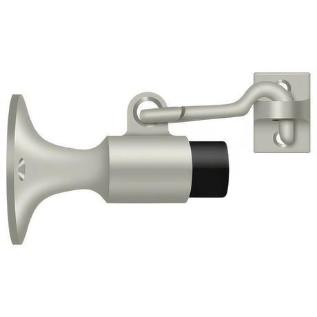 Deltana SAHW325U15 SAHW325 3-5/8" Wall Mount Door Stop with Hook Latch Satin Nickel
