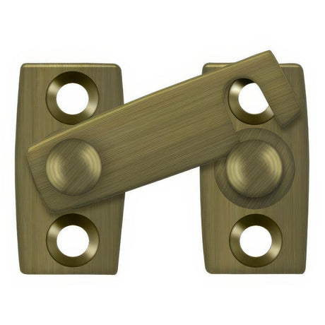 Deltana SB3058U5 SB3058 1-3/16" x 5/8" Bar / Door Shutter Latch Antique Brass