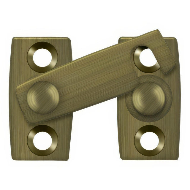 Deltana SB3058U5 SB3058 1-3/16" x 5/8" Bar / Door Shutter Latch Antique Brass