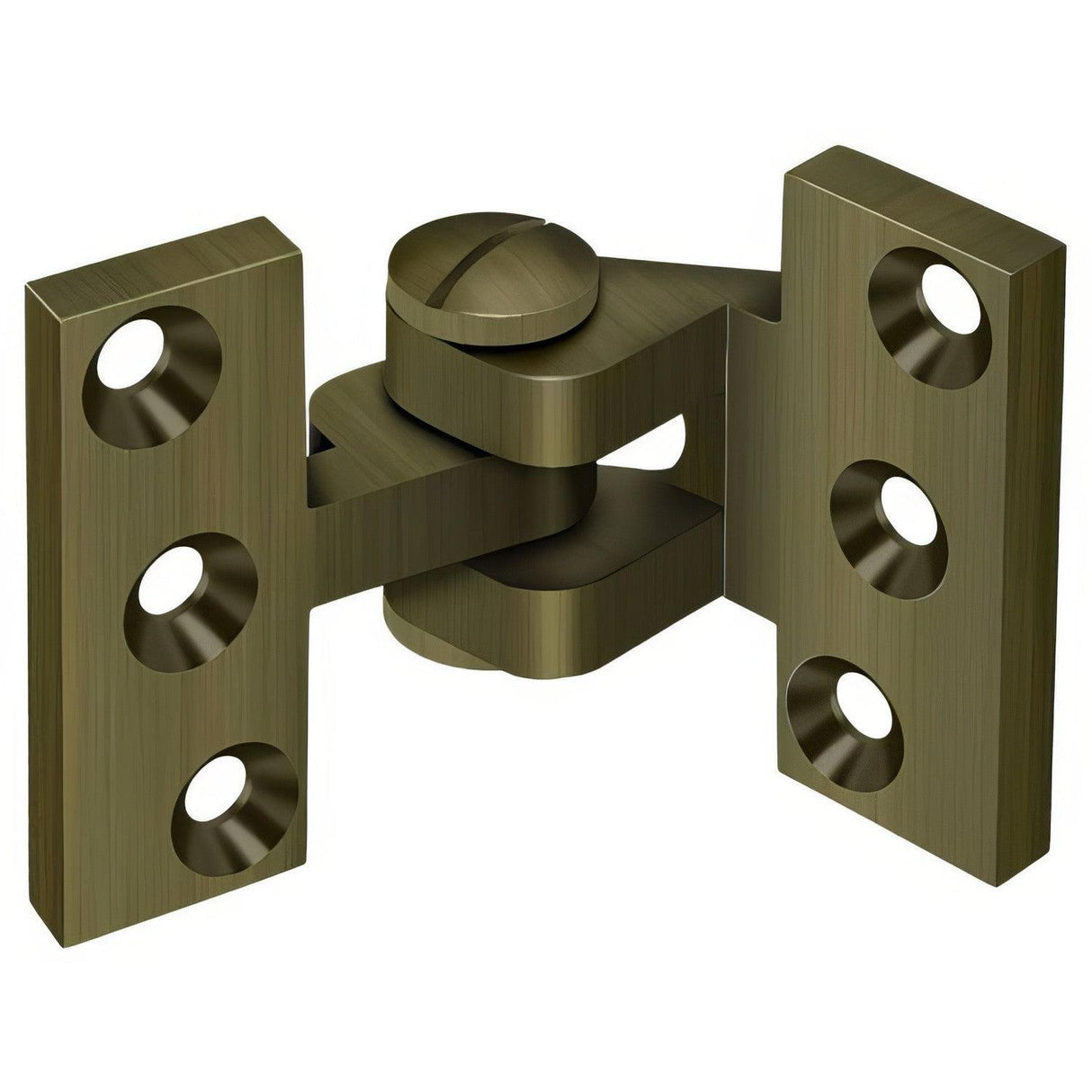 Deltana SBIH2510U5 SBIH2510 3-3/4" x 2-1/2" Intermediate Pivot Hinge Antique Brass