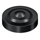 Deltana SCD100U19 SCD100 1" Diameter Round Dimpled Screw Covers Paint Black