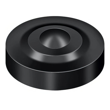Deltana SCD100U19 SCD100 1" Diameter Round Dimpled Screw Covers Paint Black