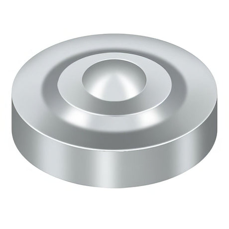Deltana SCD100U26 SCD100 1" Diameter Round Dimpled Screw Covers Chrome