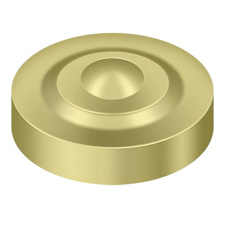 Deltana SCD100U3 SCD100 1" Diameter Round Dimpled Screw Covers Polished Brass
