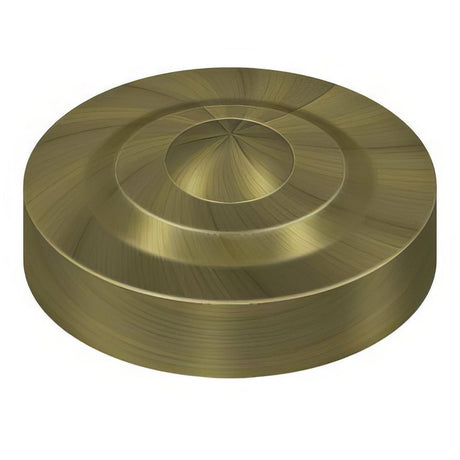 Deltana SCD100U5 SCD100 1" Diameter Round Dimpled Screw Covers Antique Brass