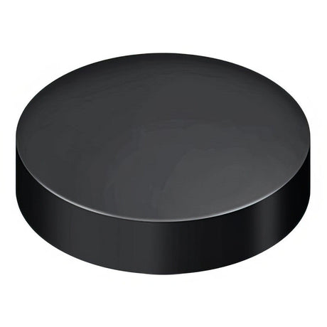 Deltana SCF100U19 SCF100 1" Diameter Round Screw Covers Paint Black