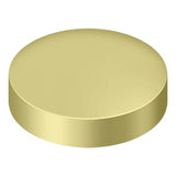 Deltana SCF100U3 SCF100 1" Diameter Round Screw Covers Polished Brass