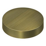 Deltana SCF100U5 SCF100 1" Diameter Round Screw Covers Antique Brass