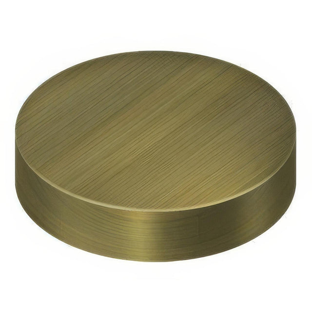 Deltana SCF100U5 SCF100 1" Diameter Round Screw Covers Antique Brass