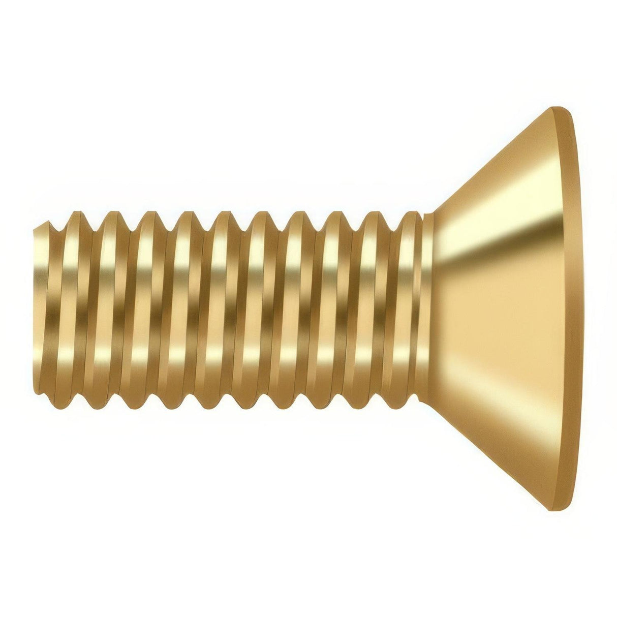 Deltana SCMB1005CR003 SCMB1005 #10 x 1/2" Machine Screw Lifetime Polished Brass