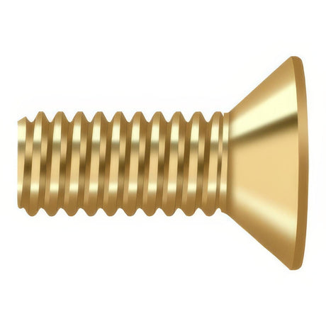 Deltana SCMB1005CR003 SCMB1005 #10 x 1/2" Machine Screw Lifetime Polished Brass