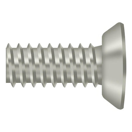 Deltana SCMS1005U15 SCMS1005 #10 x 1/2" Steel Machine Screw Satin Nickel