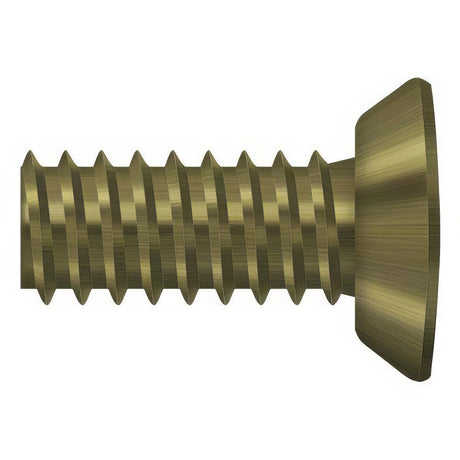 Deltana SCMS1005U5 SCMS1005 #10 x 1/2" Steel Machine Screw Antique Brass