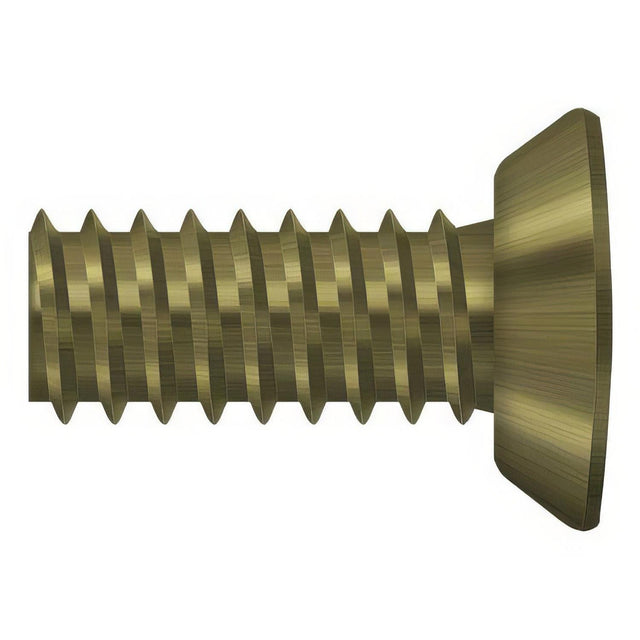 Deltana SCMS1005U5 SCMS1005 #10 x 1/2" Steel Machine Screw Antique Brass