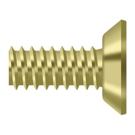 Deltana SCMS1205U3 SCMS1205 #12 x 1/2" Steel Machine Screw Polished Brass