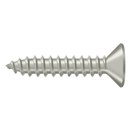 Deltana SCWB1010U15 SCWB1010 #10 x 1" Wood Screw Satin Nickel