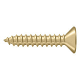 Deltana SCWB1010U4 SCWB1010 #10 x 1" Wood Screw Brushed Brass