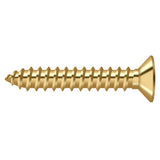 Deltana SCWB12125CR003 SCWB12125 #12 x 1-1/4" Wood Screw Lifetime Polished Brass