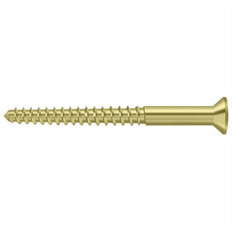 Deltana SCWB1225U3 SCWB1225 #12 x 2-1/2" Wood Screw Polished Brass