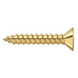 Deltana SCWB775CR003 SCWB775 #7 x 3/4" Wood Screw Lifetime Polished Brass