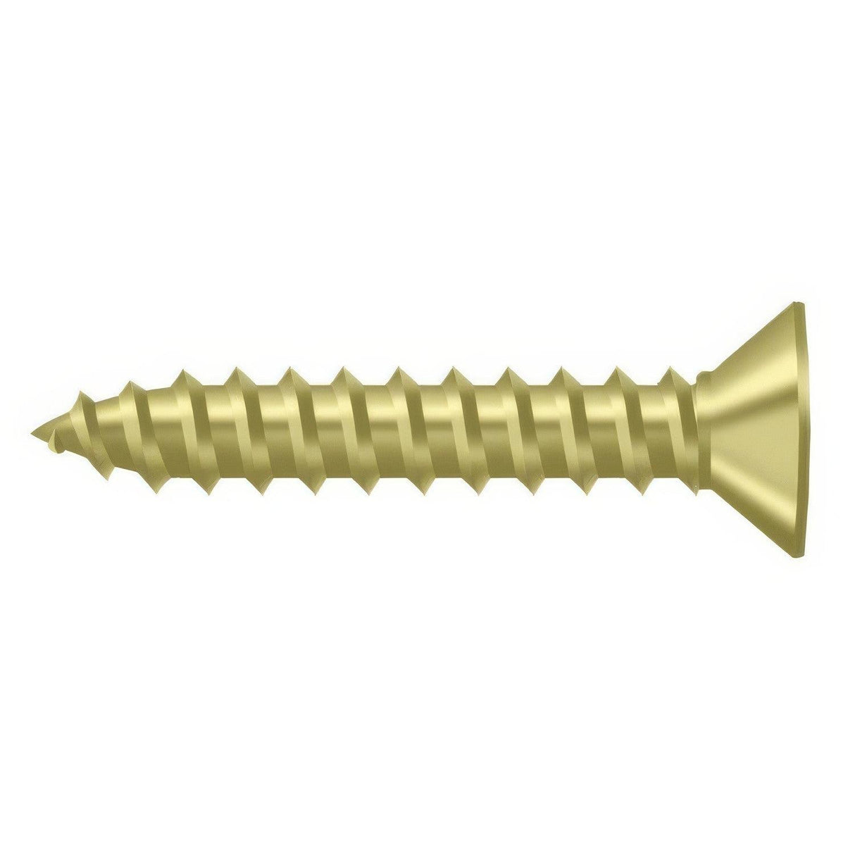 Deltana SCWB775U3 SCWB775 #7 x 3/4" Wood Screw Polished Brass