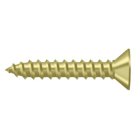 Deltana SCWB775U3 SCWB775 #7 x 3/4" Wood Screw Polished Brass