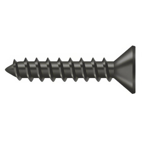 Deltana SCWS1010U10B SCWS1010 #10 x 1" Steel Wood Screw Oil Rubbed Bronze