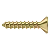 Deltana SCWS1010U2D SCWS1010 #10 x 1" Steel Wood Screw Zinc Chromate