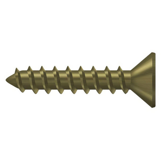 Deltana SCWS1010U5 SCWS1010 #10 x 1" Steel Wood Screw Antique Brass