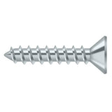 Deltana SCWS1010USP SCWS1010 #10 x 1" Steel Wood Screw Prime Coated White