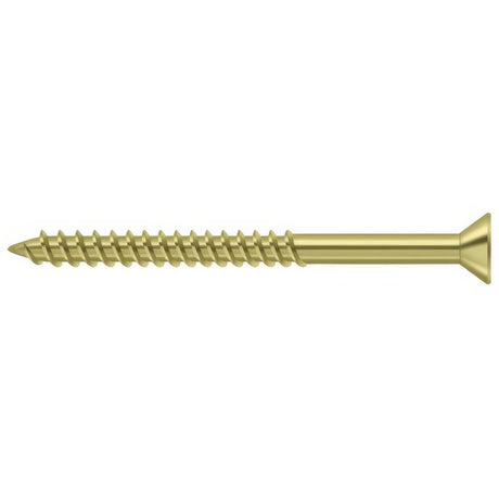 Deltana SCWS1025U3 polished brass screw pack
