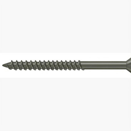 Deltana SCWS1025U15A SCWS1025 #10 x 2-1/2" Steel Wood Screw Antique Nickel