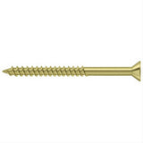 Deltana SCWS1025U3 SCWS1025 #10 x 2-1/2" Steel Wood Screw Polished Brass