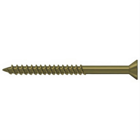 Deltana SCWS1025U5 SCWS1025 #10 x 2-1/2" Steel Wood Screw Antique Brass