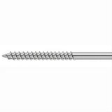 Deltana SCWS1025USPW SCWS1025 #10 x 2-1/2" Steel Wood Screw Prime Coated White