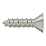 Deltana SCWS1075U15 SCWS1075 #10 x 3/4" Steel Wood Screw Satin Nickel