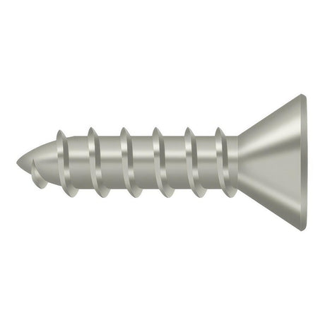 Deltana SCWS1075U15 SCWS1075 #10 x 3/4" Steel Wood Screw Satin Nickel