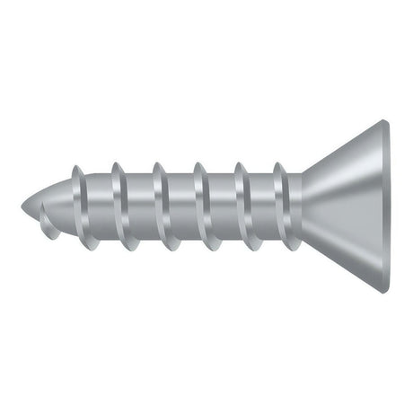 Deltana SCWS1075U26D SCWS1075 #10 x 3/4" Steel Wood Screw Brushed Chrome