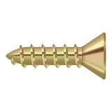 Deltana SCWS1075U2D SCWS1075 #10 x 3/4" Steel Wood Screw Zinc Chromate