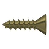 Deltana SCWS1075U5 SCWS1075 #10 x 3/4" Steel Wood Screw Antique Brass
