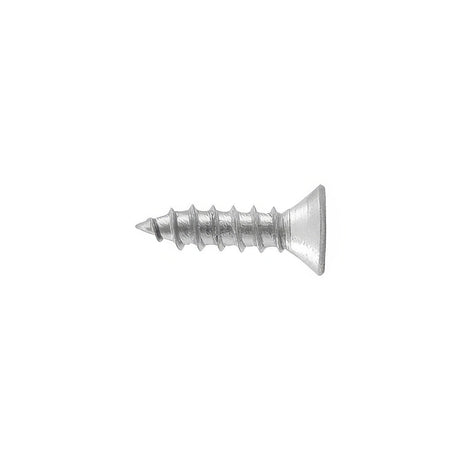 Deltana SCWS1075USP SCWS1075 #10 x 3/4" Steel Wood Screw Prime Coated White