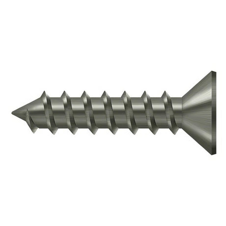 Deltana SCWS1210U15A SCWS1210 #12 x 1" Steel Wood Screw Antique Nickel