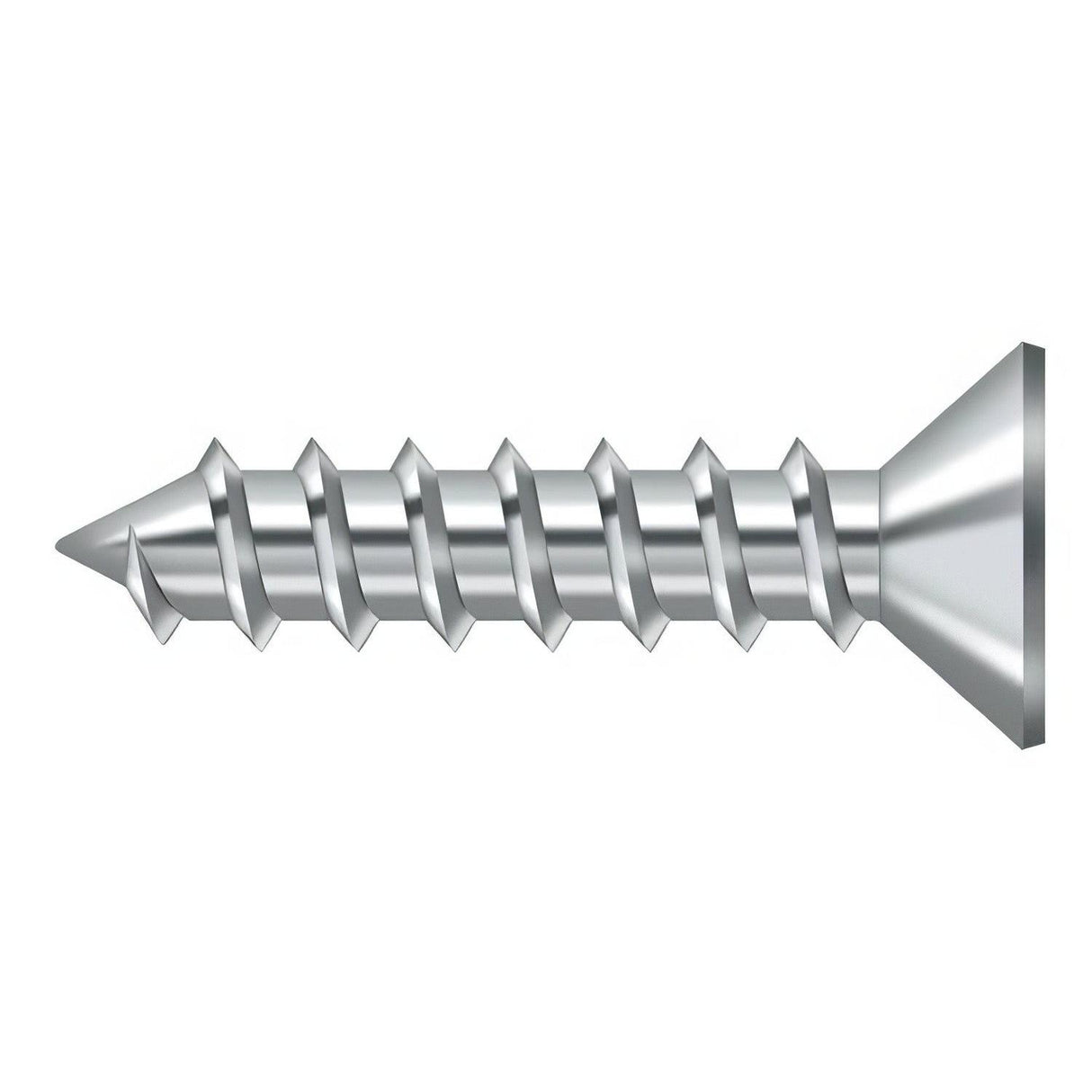 Deltana SCWS1210U26 SCWS1210 #12 x 1" Steel Wood Screw Chrome