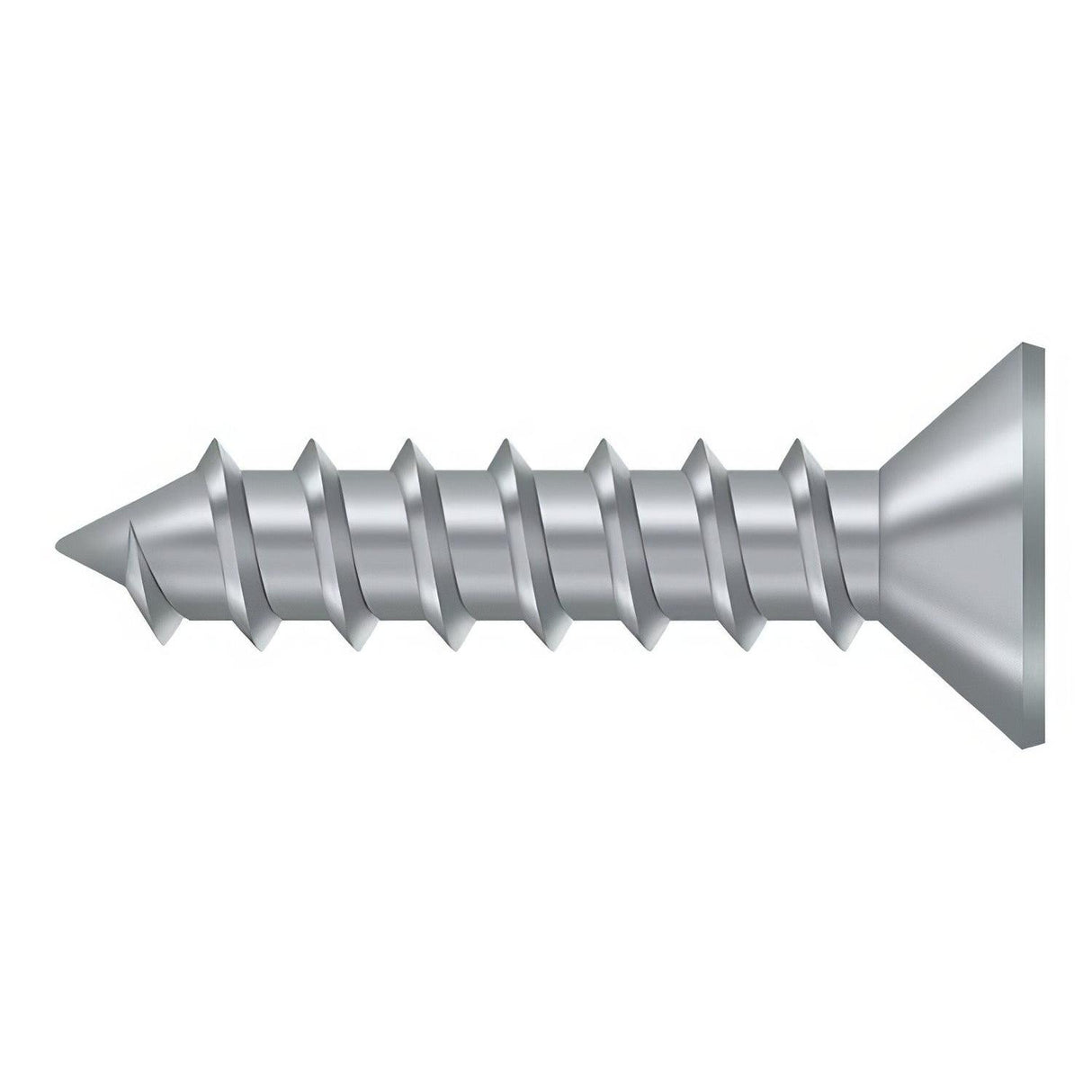 Deltana SCWS1210U26D SCWS1210 #12 x 1" Steel Wood Screw Brushed Chrome