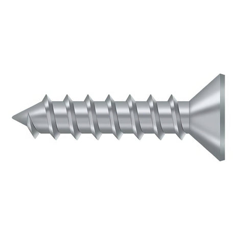 Deltana SCWS1210U26D SCWS1210 #12 x 1" Steel Wood Screw Brushed Chrome