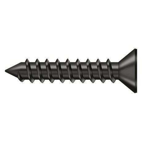 Deltana SCWS12125U10B SCWS12125 #12 x 1-1/4" Steel Wood Screw Oil Rubbed Bronze