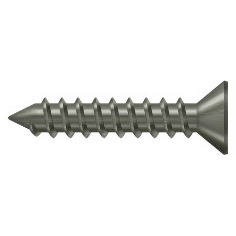 Deltana SCWS12125U15A SCWS12125 #12 x 1-1/4" Steel Wood Screw Antique Nickel