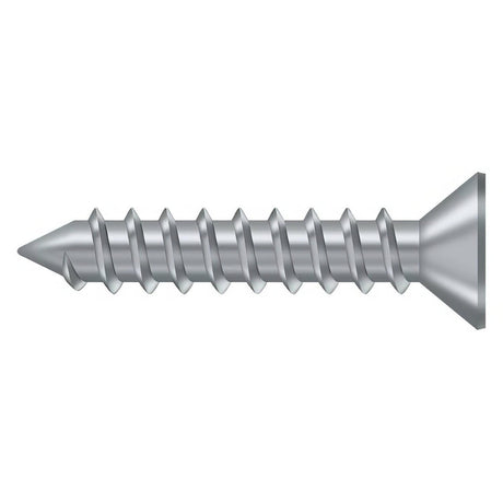 Deltana SCWS12125U26D SCWS12125 #12 x 1-1/4" Steel Wood Screw Brushed Chrome