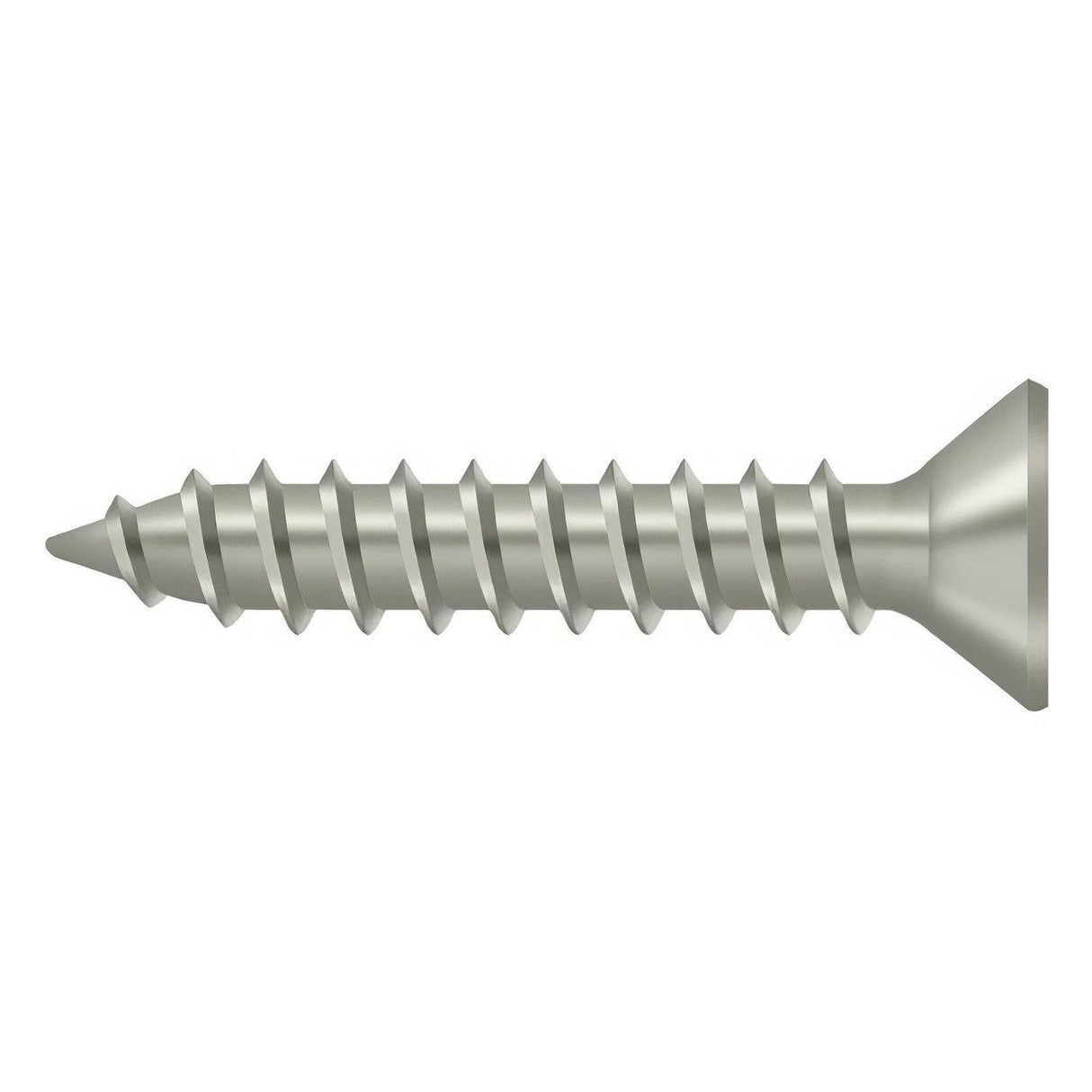 Deltana SCWS910U15 SCWS910U #9 x 1" Wood Screw Satin Nickel